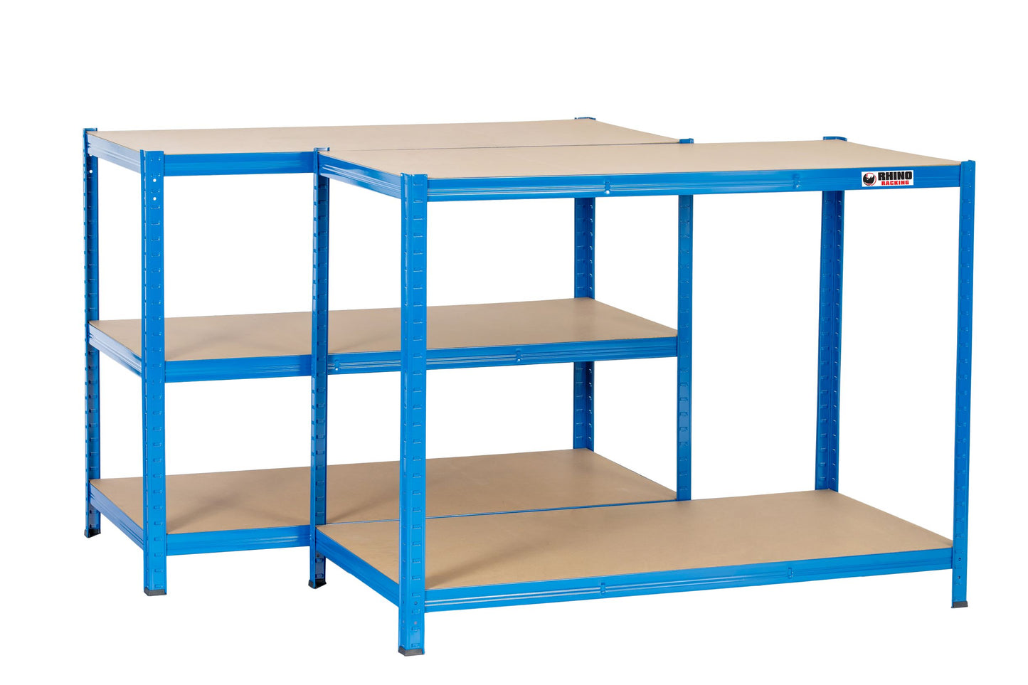 180 x 120 x 60cm | Blue | 5 Tier Boltless Heavy Duty Garage Shelving Unit | 1000kg Load Weight